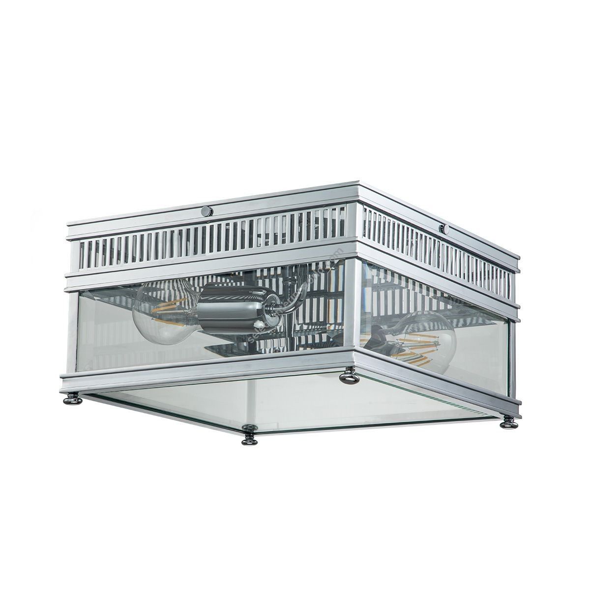 Elstead Lighting / Outdoor Ceiling Lights / Holborn Flush Polished Chrome