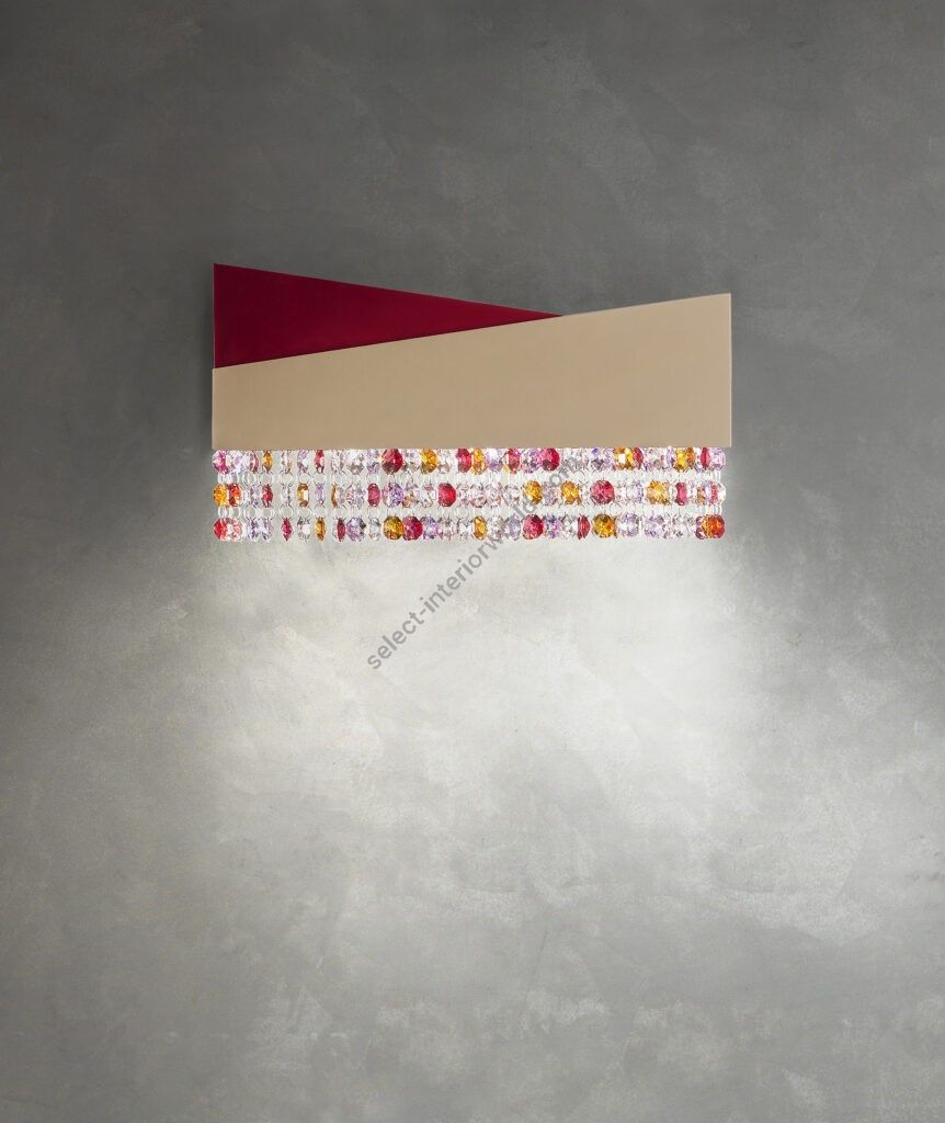 Euroluce Lampadari / Wall Sconces / Horizon lux 30 AP Red