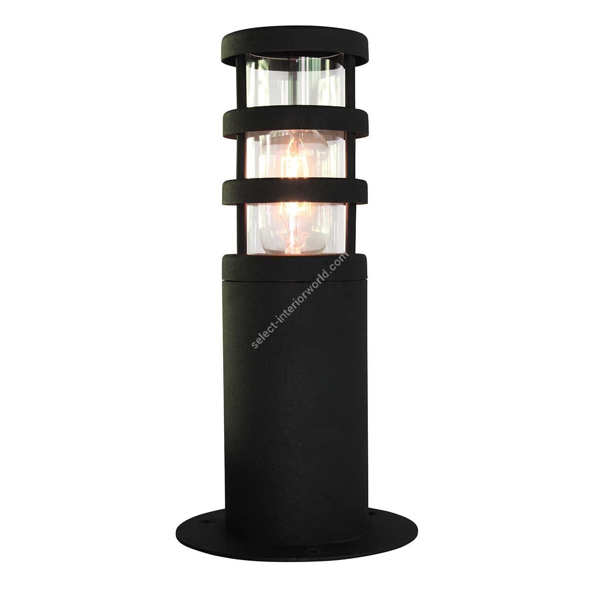 Elstead Lighting / Outdoor Pedestal Lights / Hornbaek 1 Lantern Black