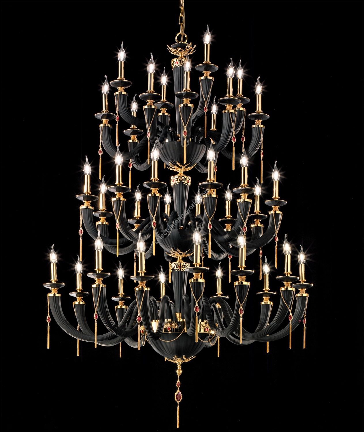 Euroluce Lampadari / Chandeliers / Julienne Black&Gold L36