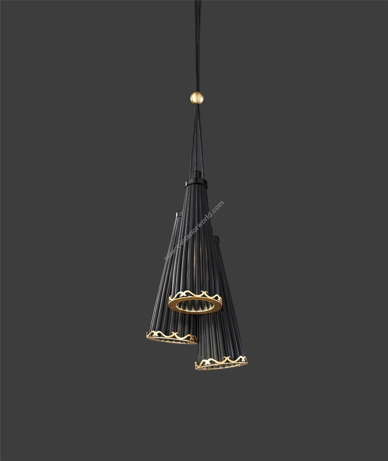 Euroluce Lampadari / Pendants & Suspension Lights / Julienne Black&Gold S3