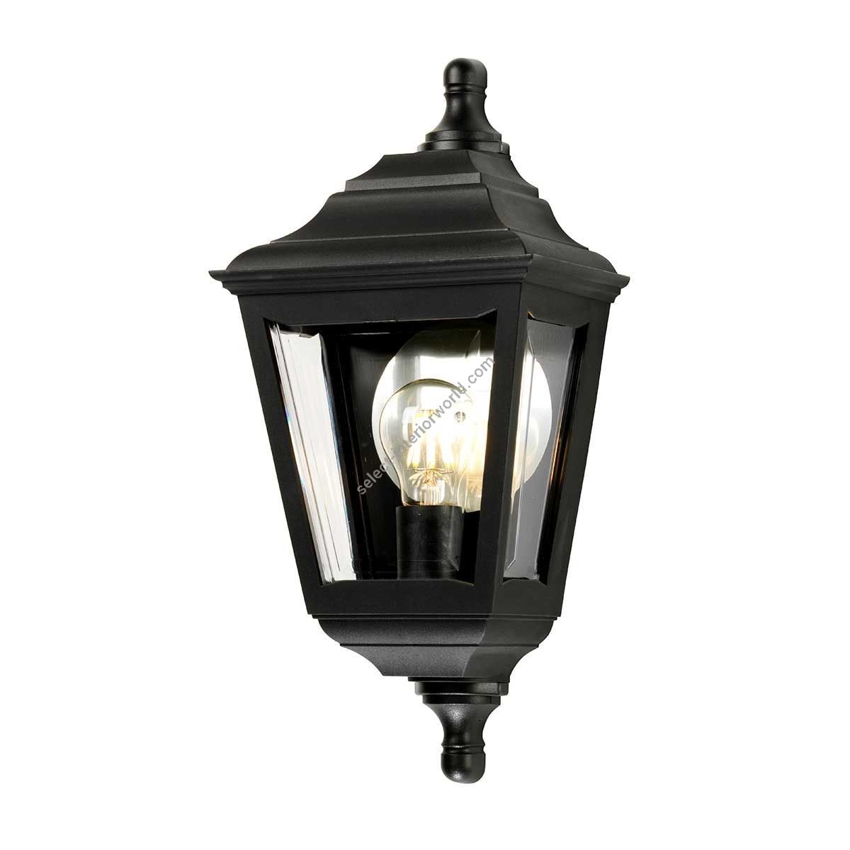 Elstead Lighting / Outdoor Wall Lights / Kerry Flush Lantern Black