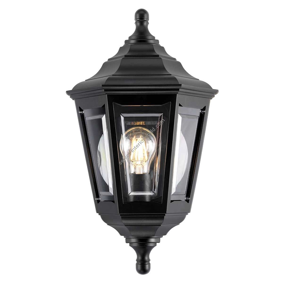 Elstead Lighting / Outdoor Wall Lights / Kinsale Flush Lantern Black
