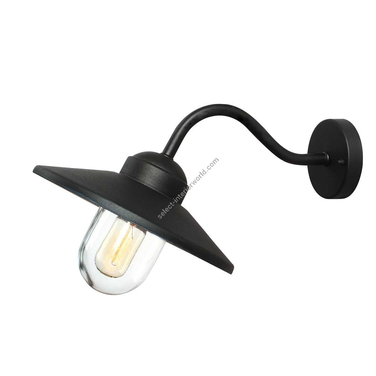 Elstead Lighting / Outdoor Wall Lights / Klampenborg Lantern Black