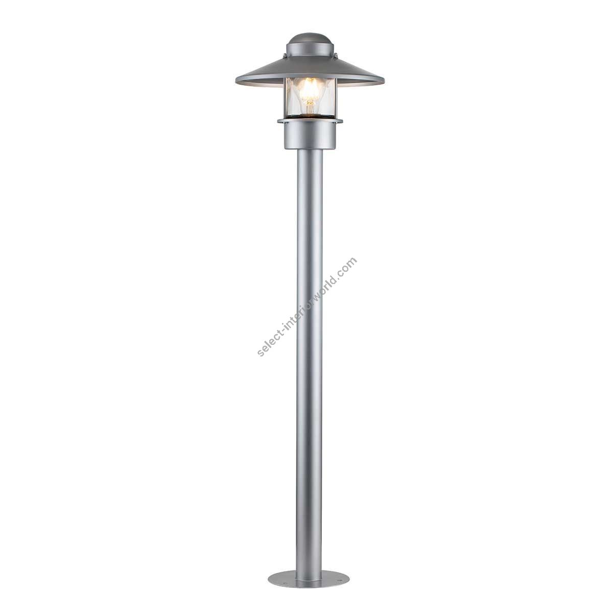 Elstead Lighting / Outdoor Bollard Lights / Klampenborg 1 Silver