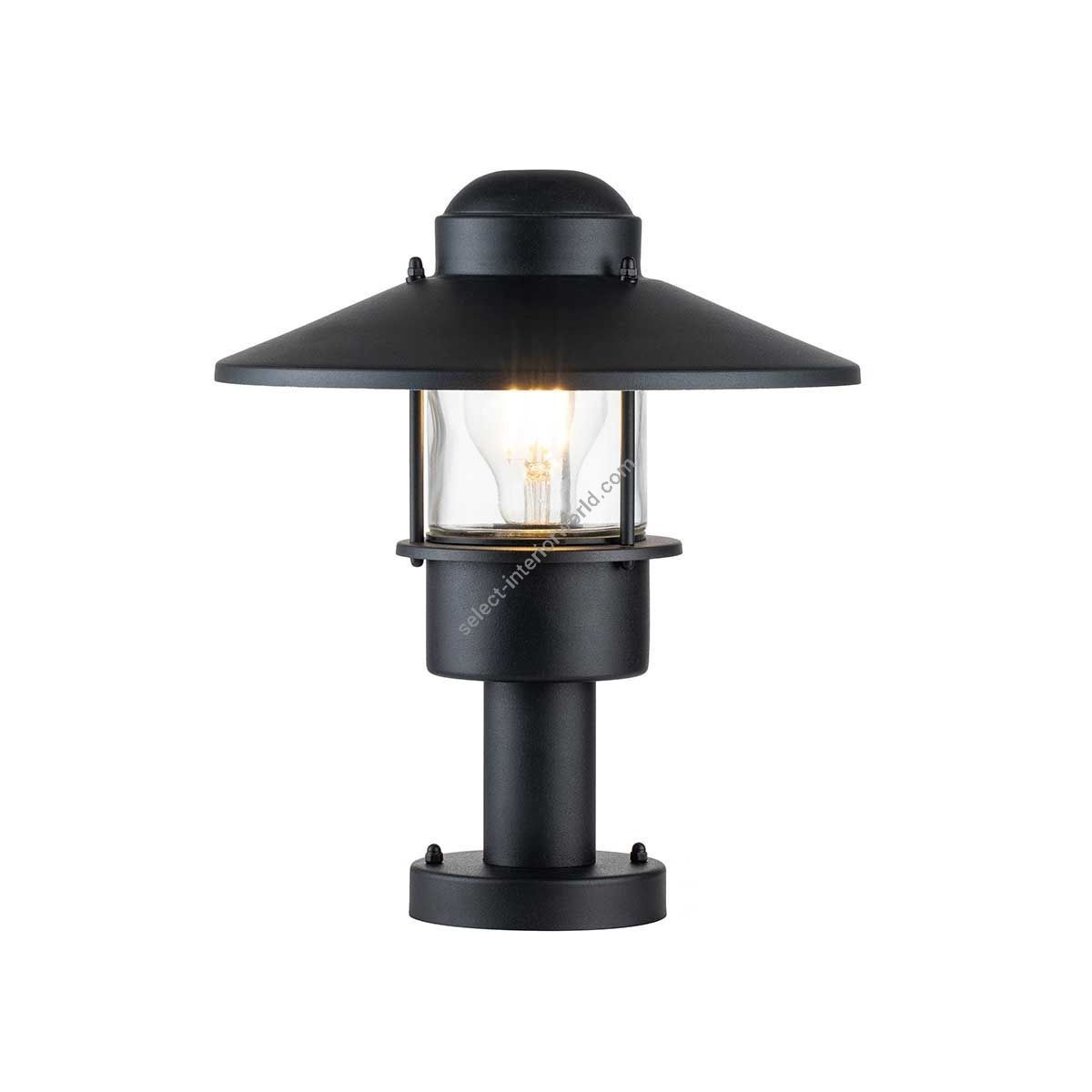 Elstead Lighting / Outdoor Pedestal Lights / Klampenborg 1 Black