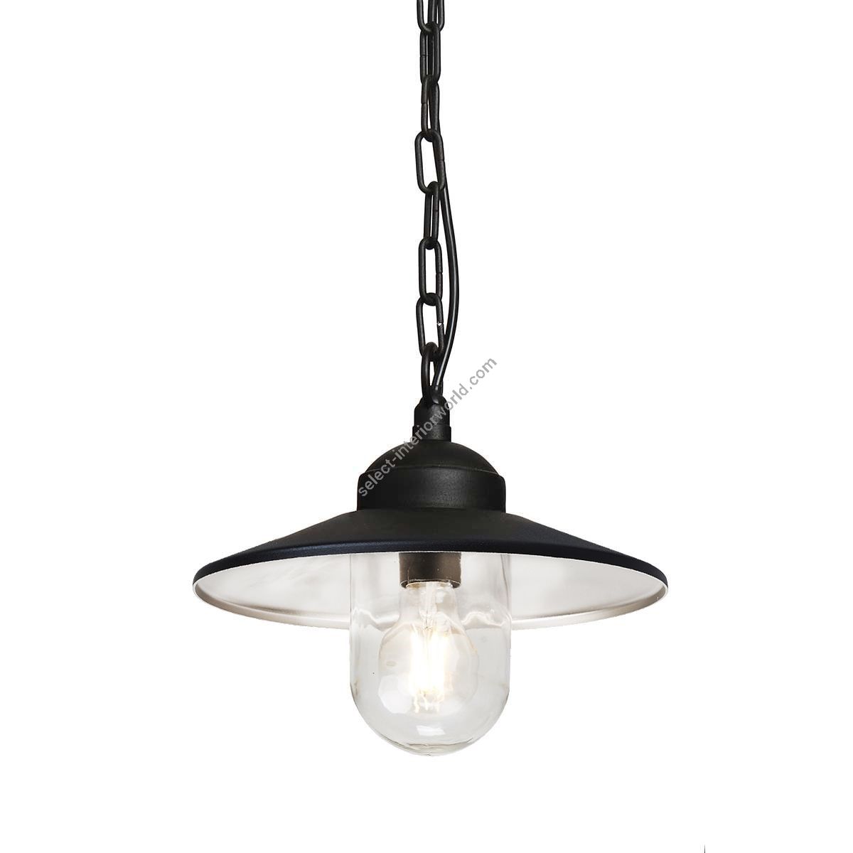 Elstead Lighting / Outdoor Pendant Lights / Klampenborg Chain Lantern Black