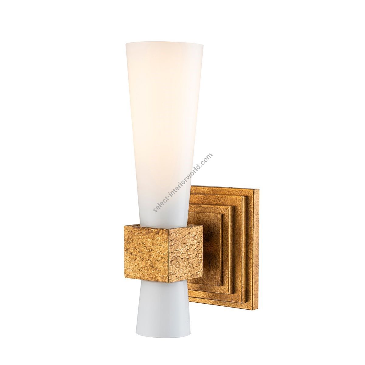 Elstead Lighting / Wall Lights / Kristy 1 Distressed Gold