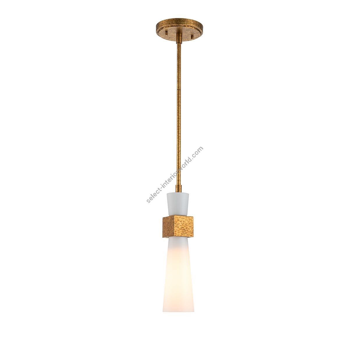 Elstead Lighting / Pendant Lights / Kristy 1 lt Mini Distressed Gold
