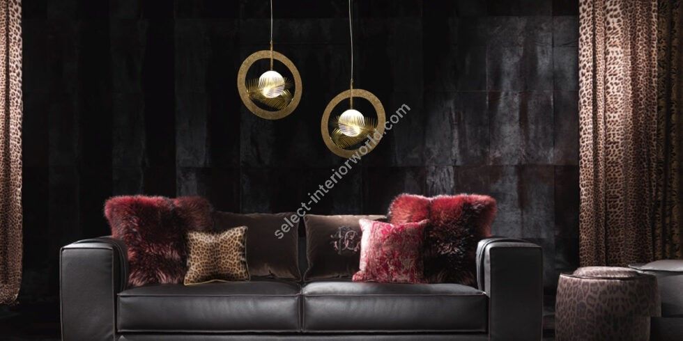 Mechini / Pendant Lights / White Glass Lampshade L-Round-1