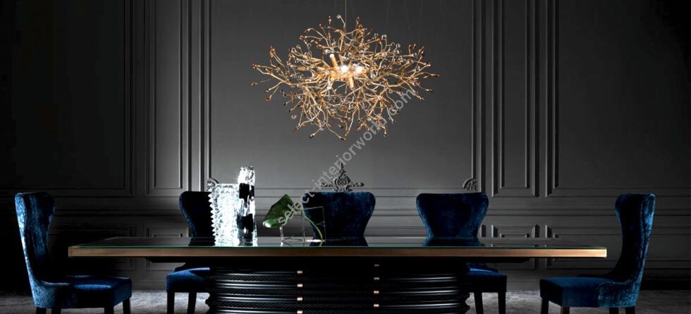 Mechini / Chandeliers / Clear and Coloured Bohemian Crystal L-Spidery/12