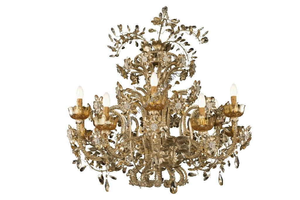 Mechini / Chandeliers / Clear and Coloured Bohemian Crystal L106/12