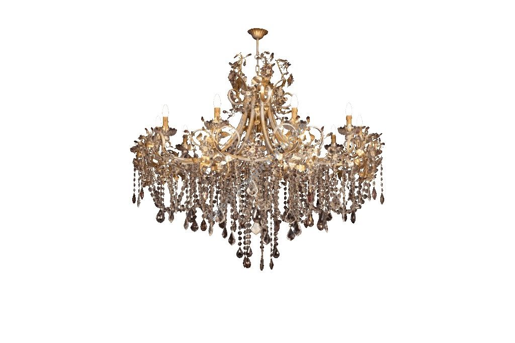 Mechini / Chandeliers / Clear and Coloured Bohemian Crystal L800/11