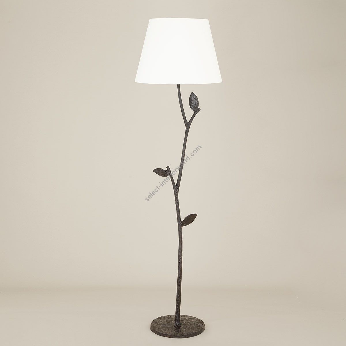 Objet Insolite / Bronze floor lamp / Lampadaire Flora