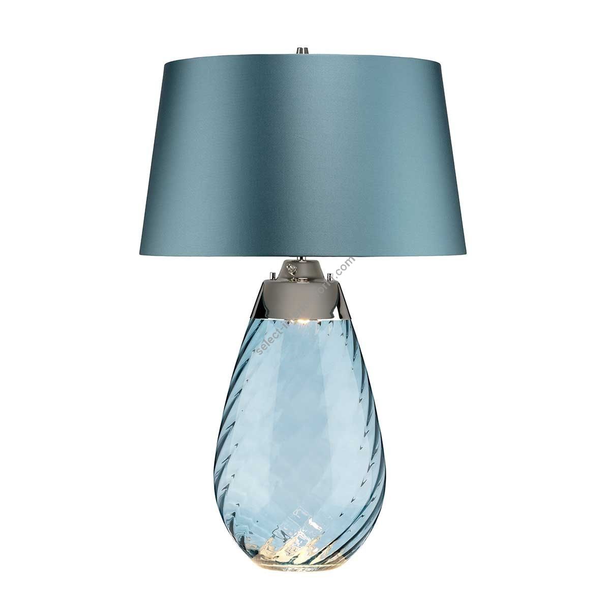 Elstead Lighting / Table Lamps / Lena 2 Duck Egg Blue Shade