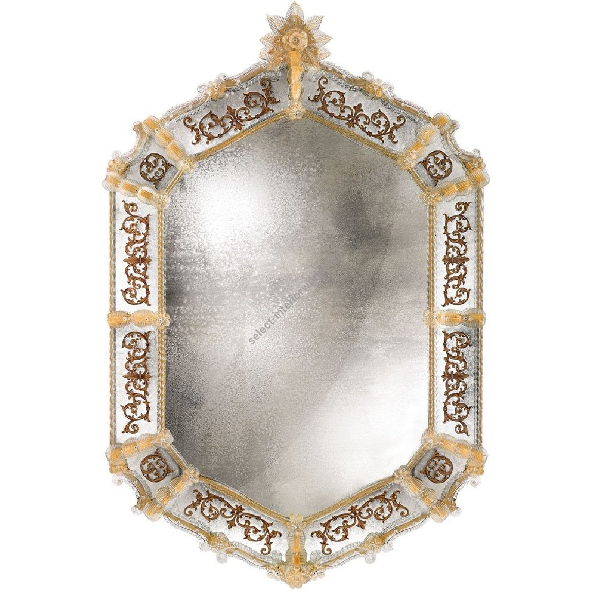 Arte Veneziana / Wall Mirrors / Lilium Venetian Style MVX-LDC-001-020EG