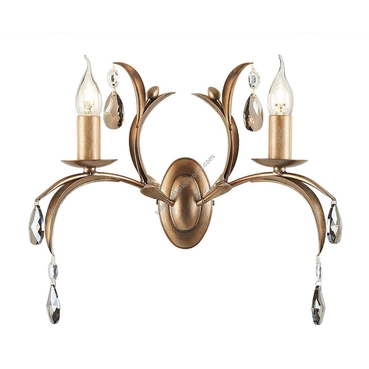 Elstead Lighting / Wall Lights / Lily 2 Bronze Patina