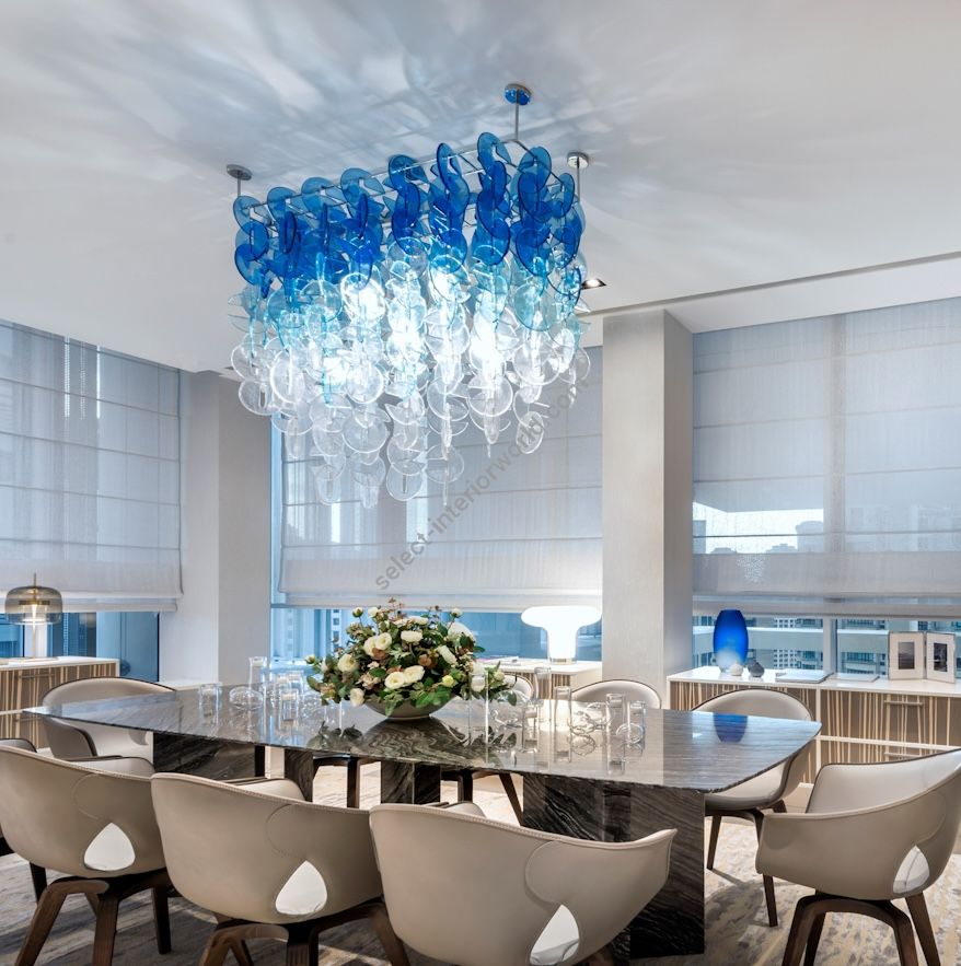 Glass & Glass Murano / Chandeliers / Tondi LNA 1602 Custom Project