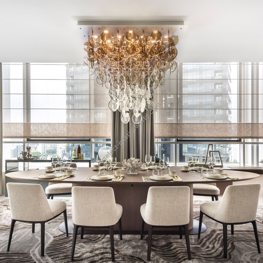 Glass & Glass Murano / Chandeliers / Tondi LNA 1902 Custom Project