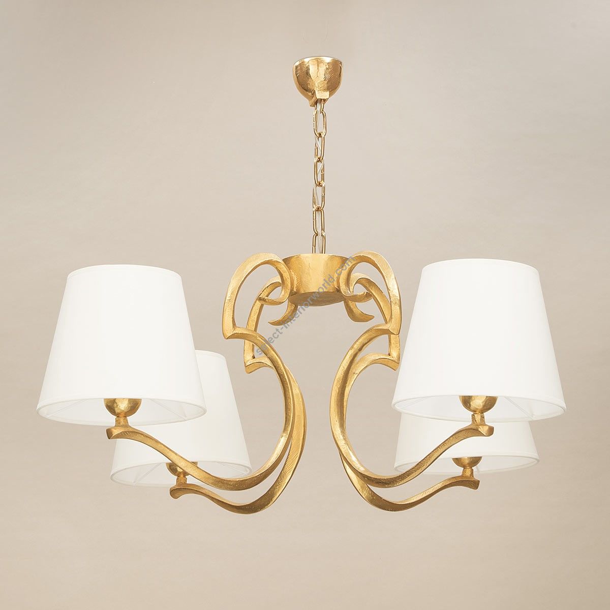 Objet Insolite / Bronze Chandeliers / Lustre Rinceau