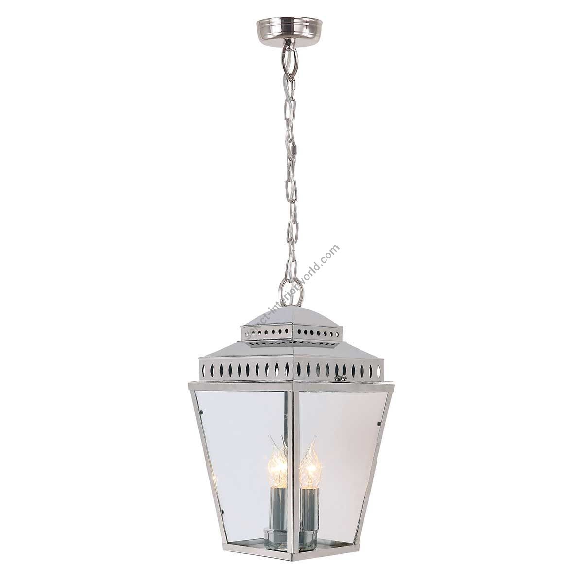 Elstead Lighting / Outdoor Lanterns / Mansion House 3 Polished Nickel