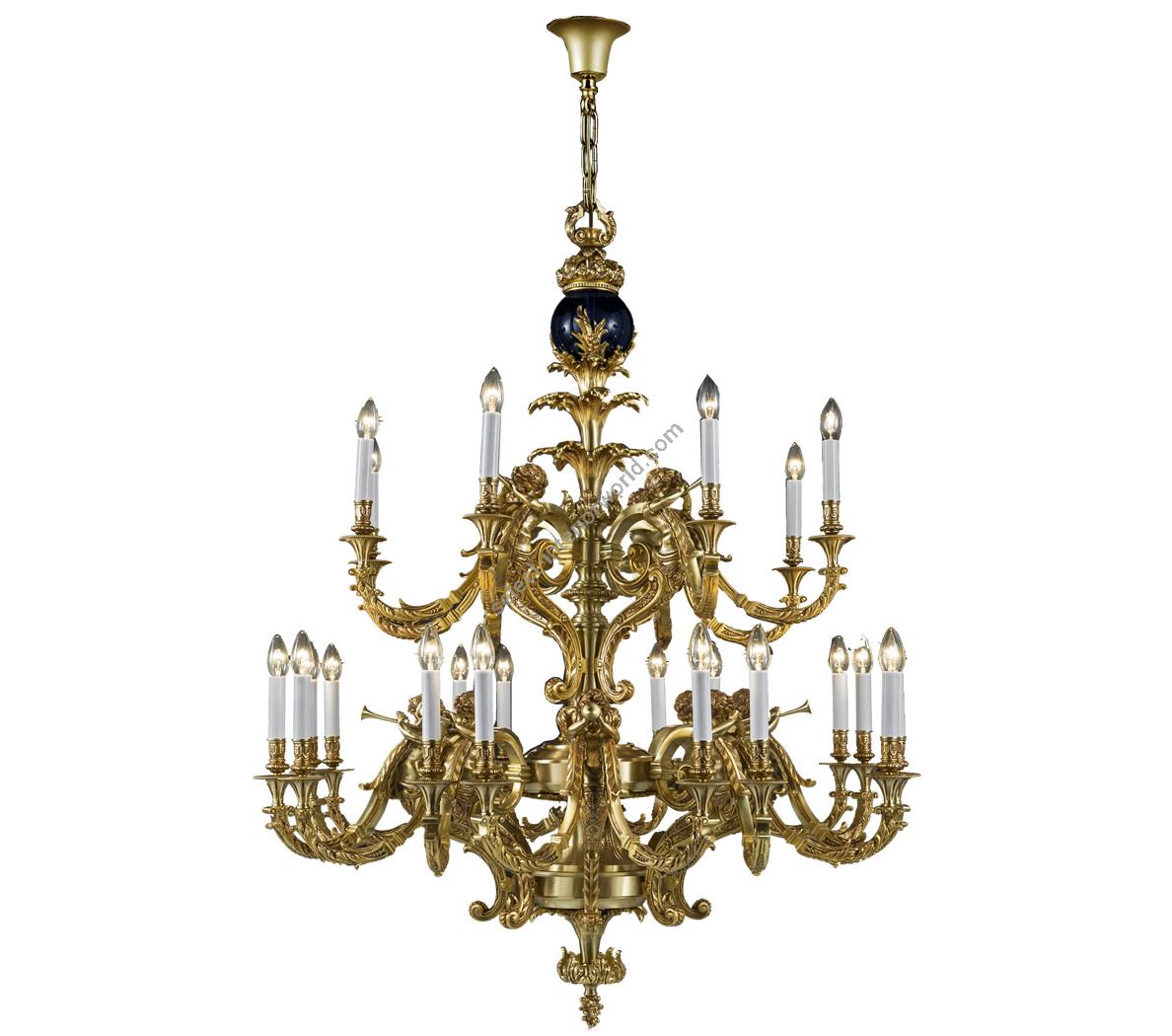 Mariner / Large French Chandelier Louis XV Style Baroque / 20190