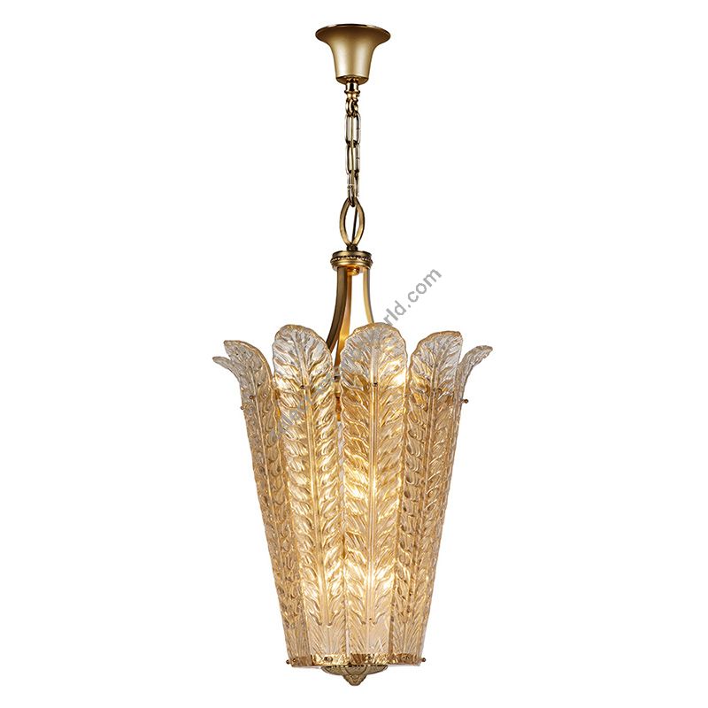 Mariner / Pendant Lamps / Casted bronze & Venetian glass 20275.0