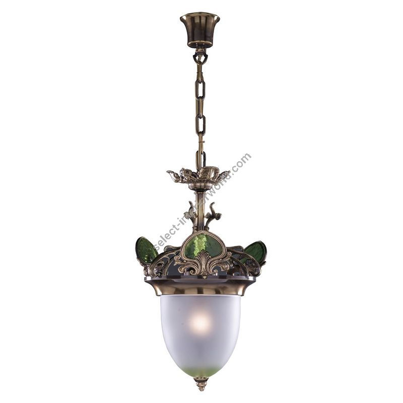 Mariner / Pendants & Suspension Lights / Casted Bronze & Venetian glass 20119.0