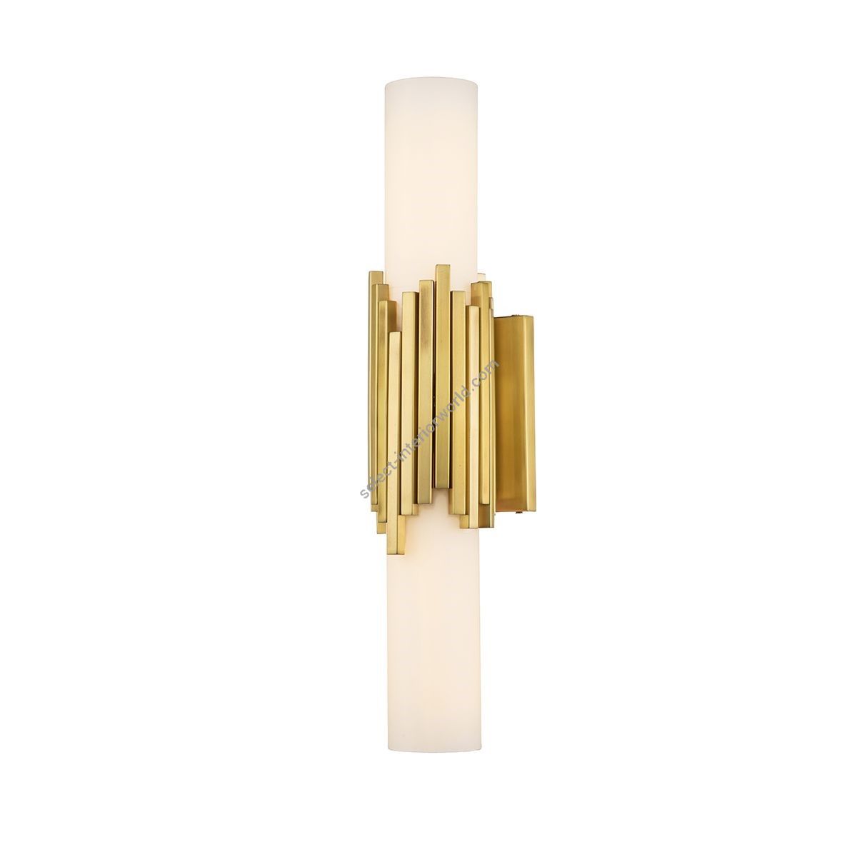 Elstead Lighting / Wall Lights / Marvelle 2 Aged Brass