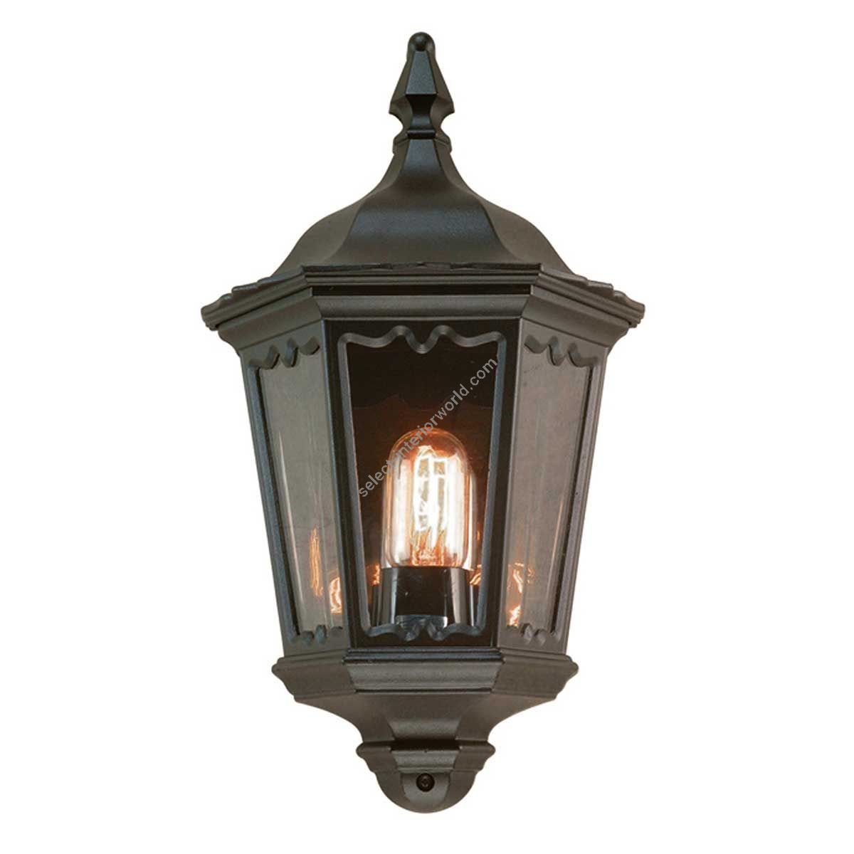 Elstead Lighting / Outdoor Wall Lights / Medstead Half Lantern Black