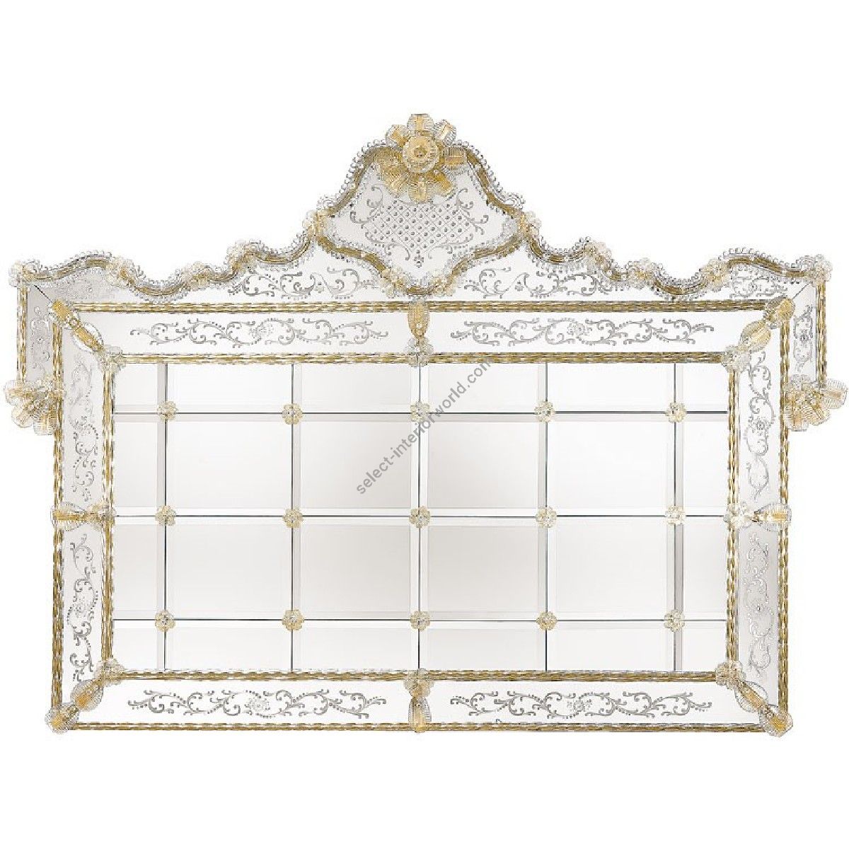 Arte Veneziana / Wall Mirrors / Mirandolina Venetian Style MVX-AVA-001-0400