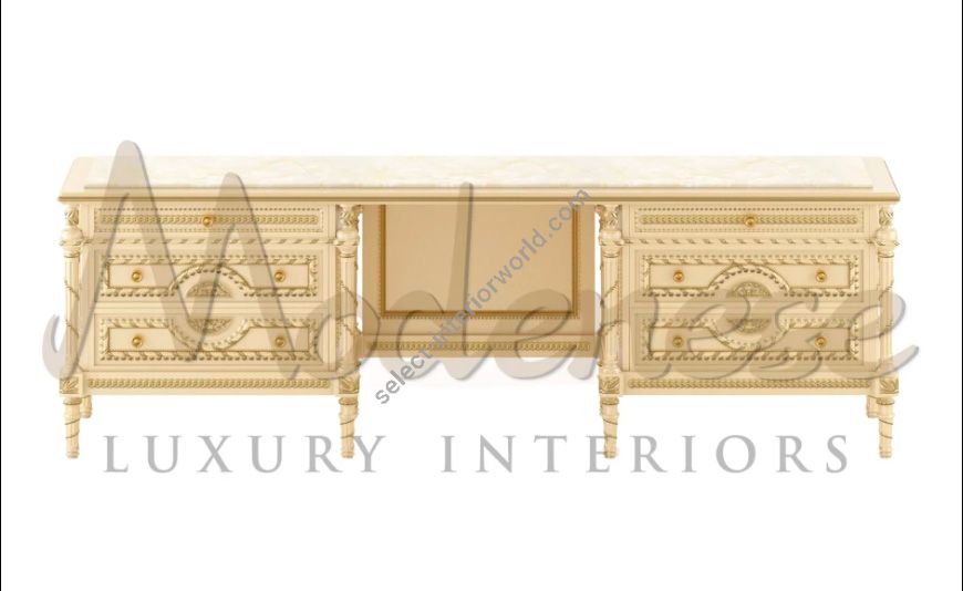 Modenese Luxury Interiors / Dressing Tables / Victorian 6-Drawers Toilette 14216