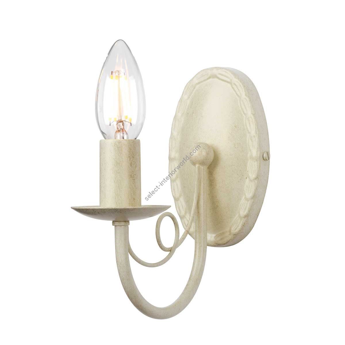 Elstead Lighting / Wall Lights / Minster Ivory & Gold Patina