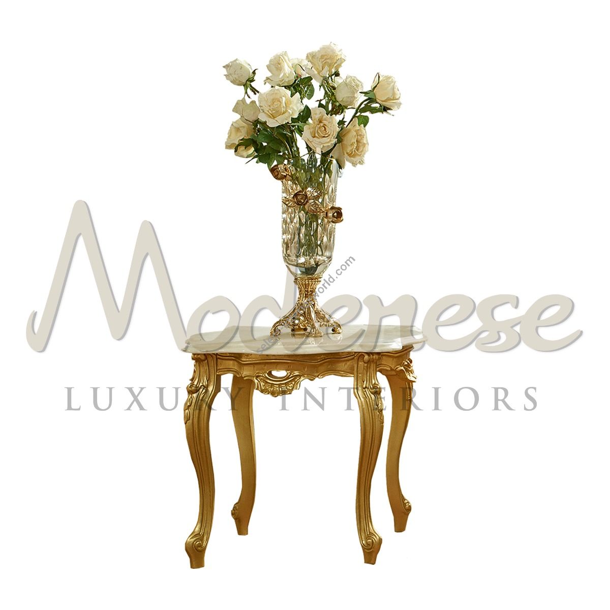 Modenese Luxury Interiors / Side Tables / Giada White 15695