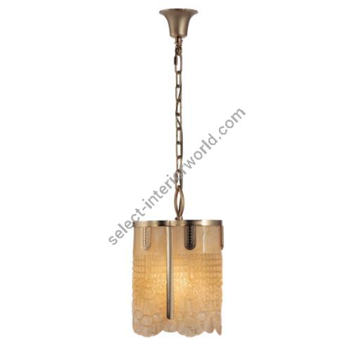 Mariner / Pendants & Suspension Lights / Gatsby Casted Bronze & 24K Gold Venetian Glass 20371