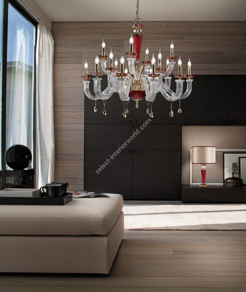 Euroluce Lampadari / Chandeliers / Museum L8+4+4 Ruby