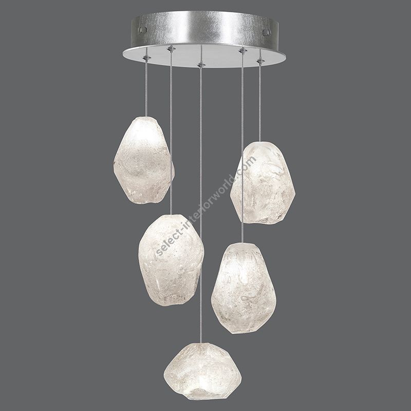 Fine Art Handcrafted Lighting / Natural Inspirations 12″ Round Pendant 852440-13L 23L