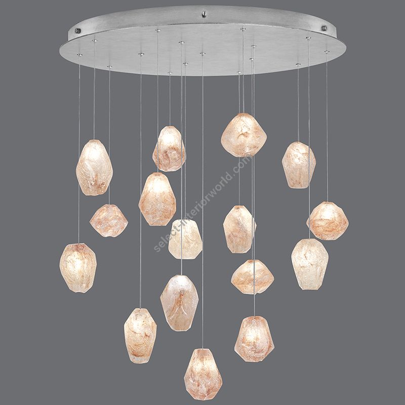 Fine Art Handcrafted Lighting / Pendant Lights / Natural Inspirations 32″ Round 862840-14L 24L