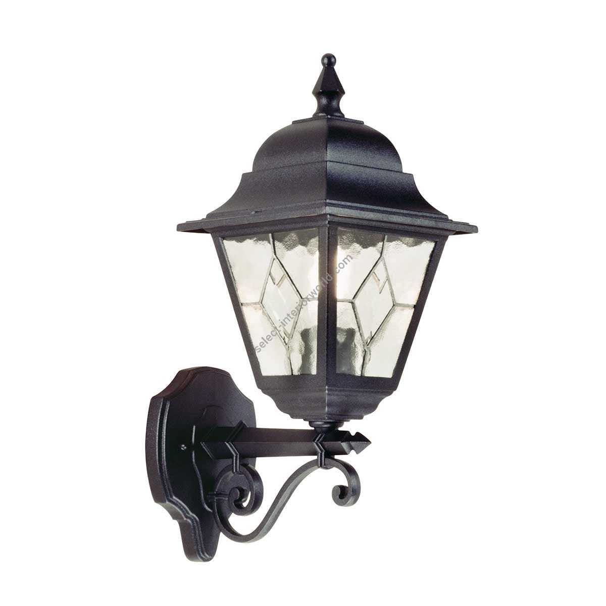 Elstead Lighting / Outdoor Wall Lights / Norfolk Up Lantern Black