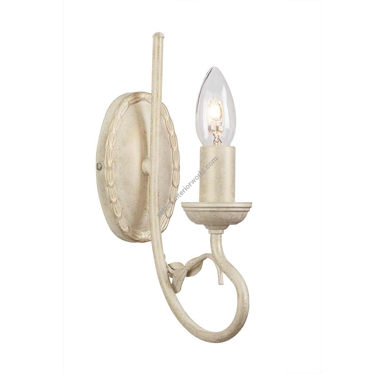 Elstead Lighting / Wall Lights / Olivia Ivory & Gold Patina