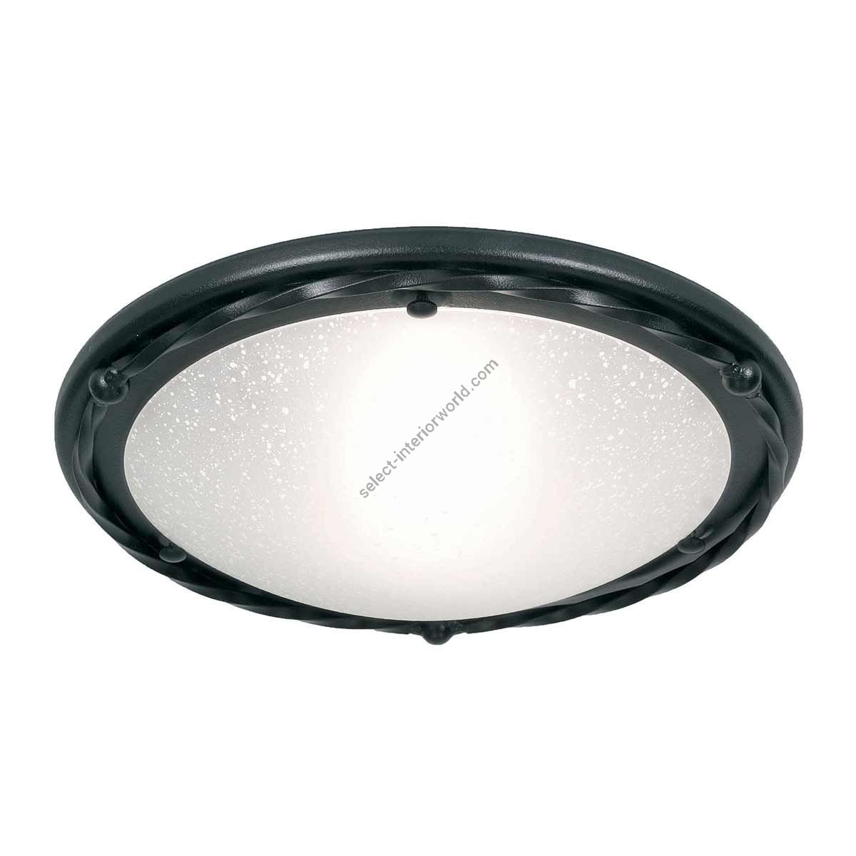 Elstead Lighting / Ceiling Lights / Pembroke 1 Flush Style B Black
