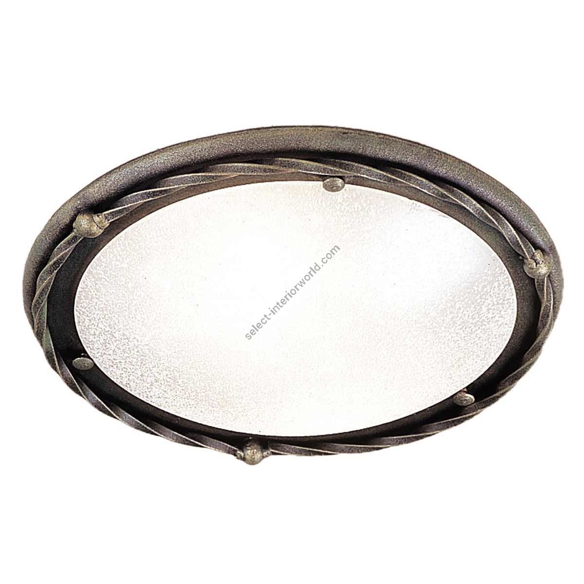 Elstead Lighting / Ceiling Lights / Pembroke Flush Style B Black & Gold