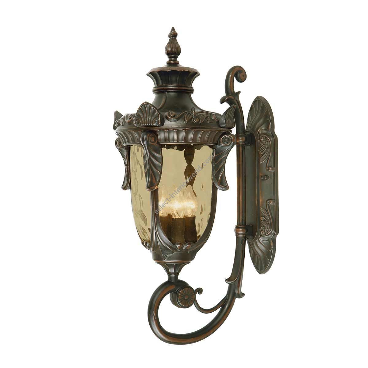 Elstead Lighting / Outdoor Wall Lights / Philadelphia Large Lantern Old Bronze