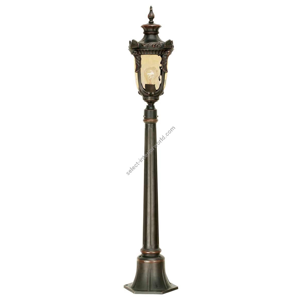 Elstead Lighting / Outdoor Post Lights / Philadelphia Medium Pillar Old Bronze
