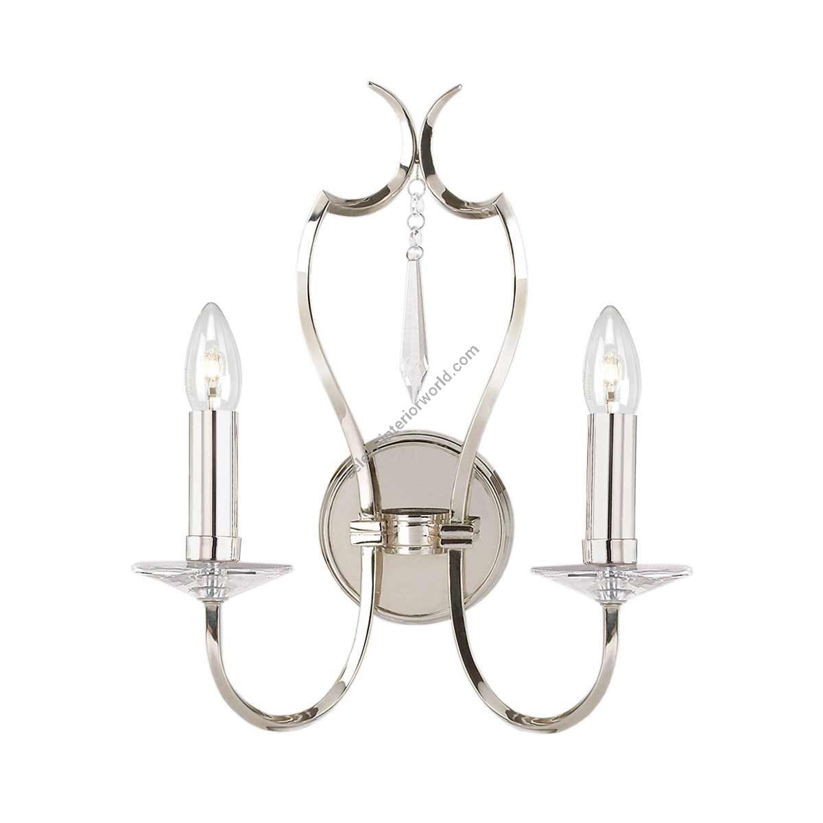 Elstead Lighting / Wall Lights / Pimlico 2 Polished Nickel