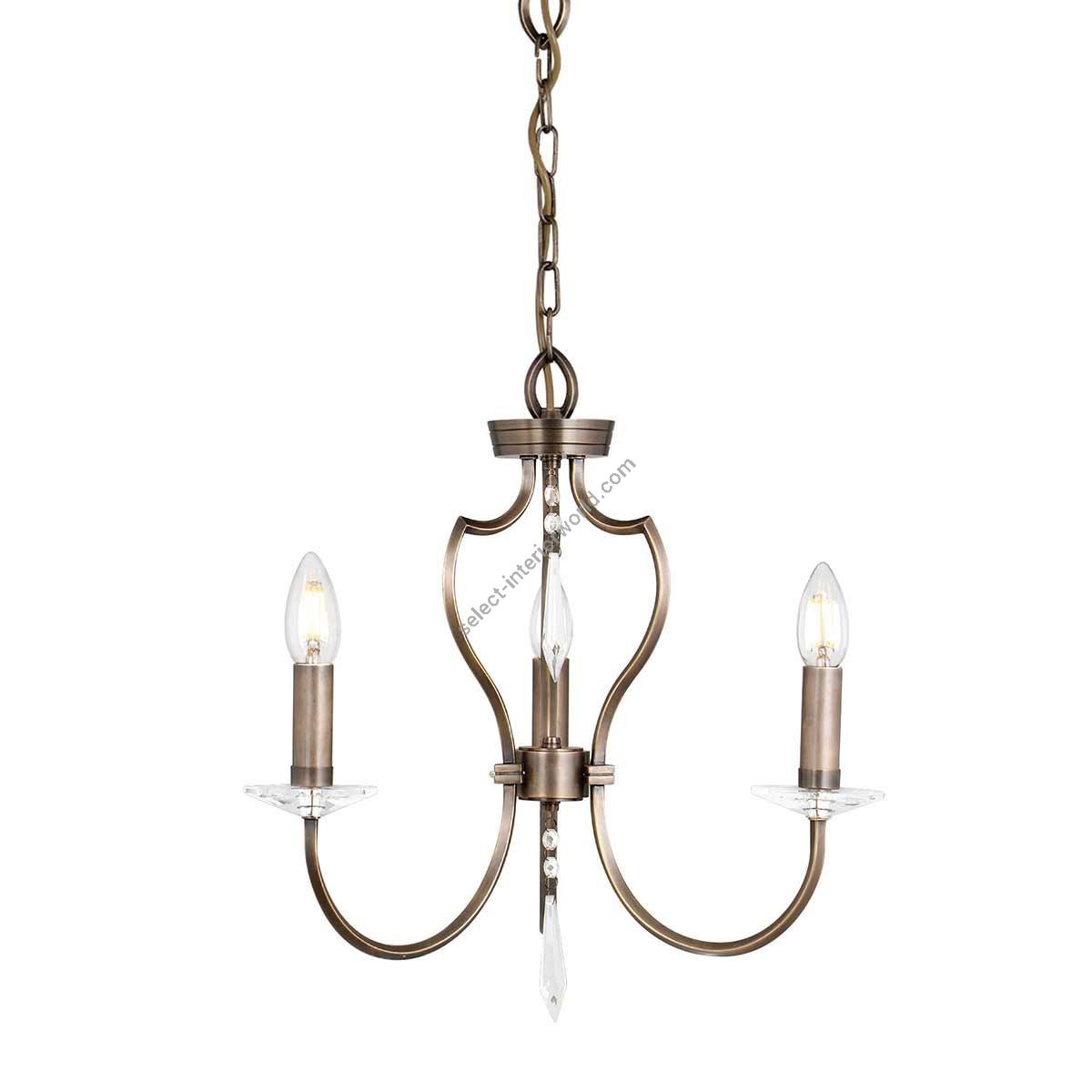 Elstead Lighting / Chandeliers / Pimlico 3 Dark Bronze