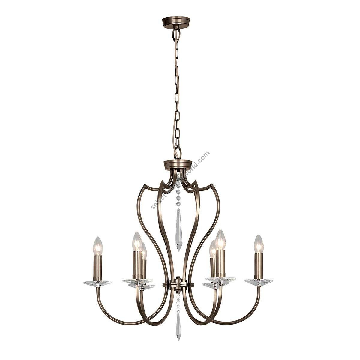 Elstead Lighting / Chandeliers / Pimlico 6 Dark Bronze