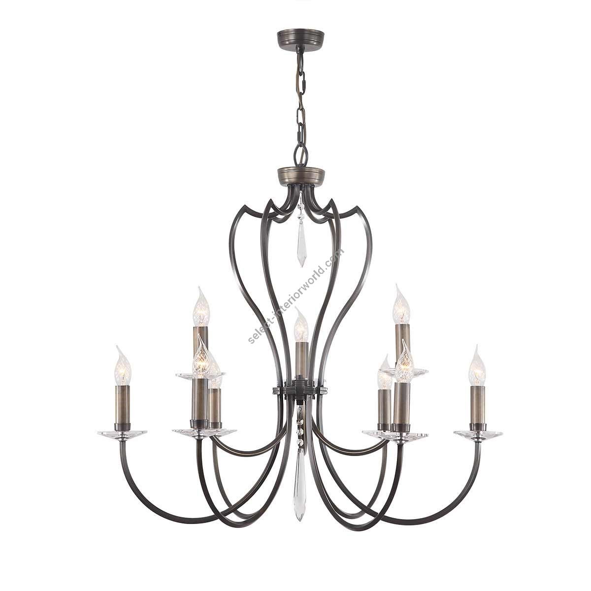 Elstead Lighting / Chandeliers / Pimlico 9 Dark Bronze