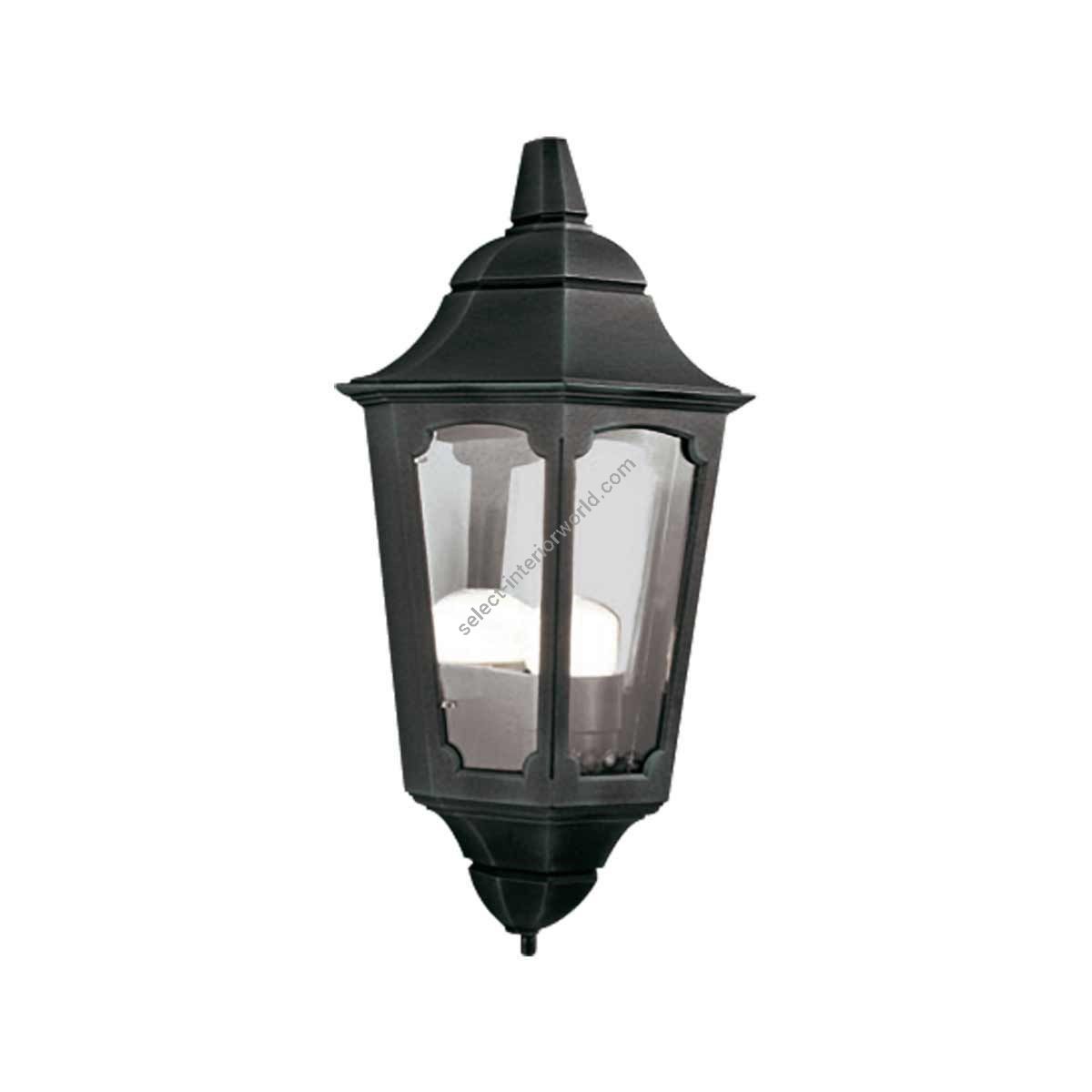 Elstead Lighting / Outdoor Wall Lights / Parish Half Lantern Black