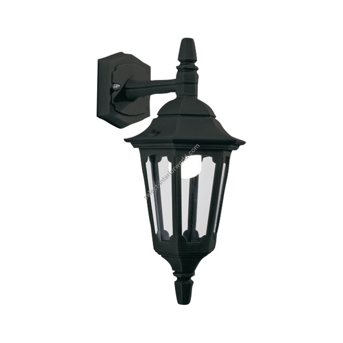Elstead Lighting / Outdoor Wall Lights / Parish Mini Down Lantern Black